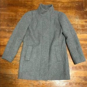 Gray J Crew City Coat
